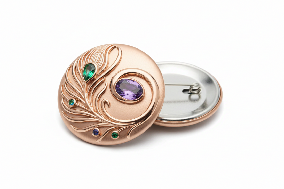 A Pinbacks could be a jewelry