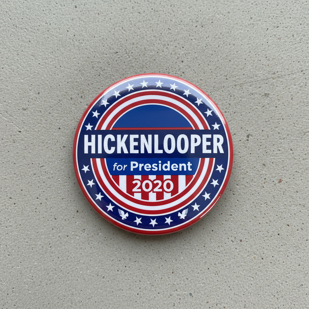 John Hickenlooper for President 2020 Pinback