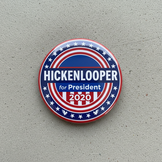 John Hickenlooper for President 2020 Pinback