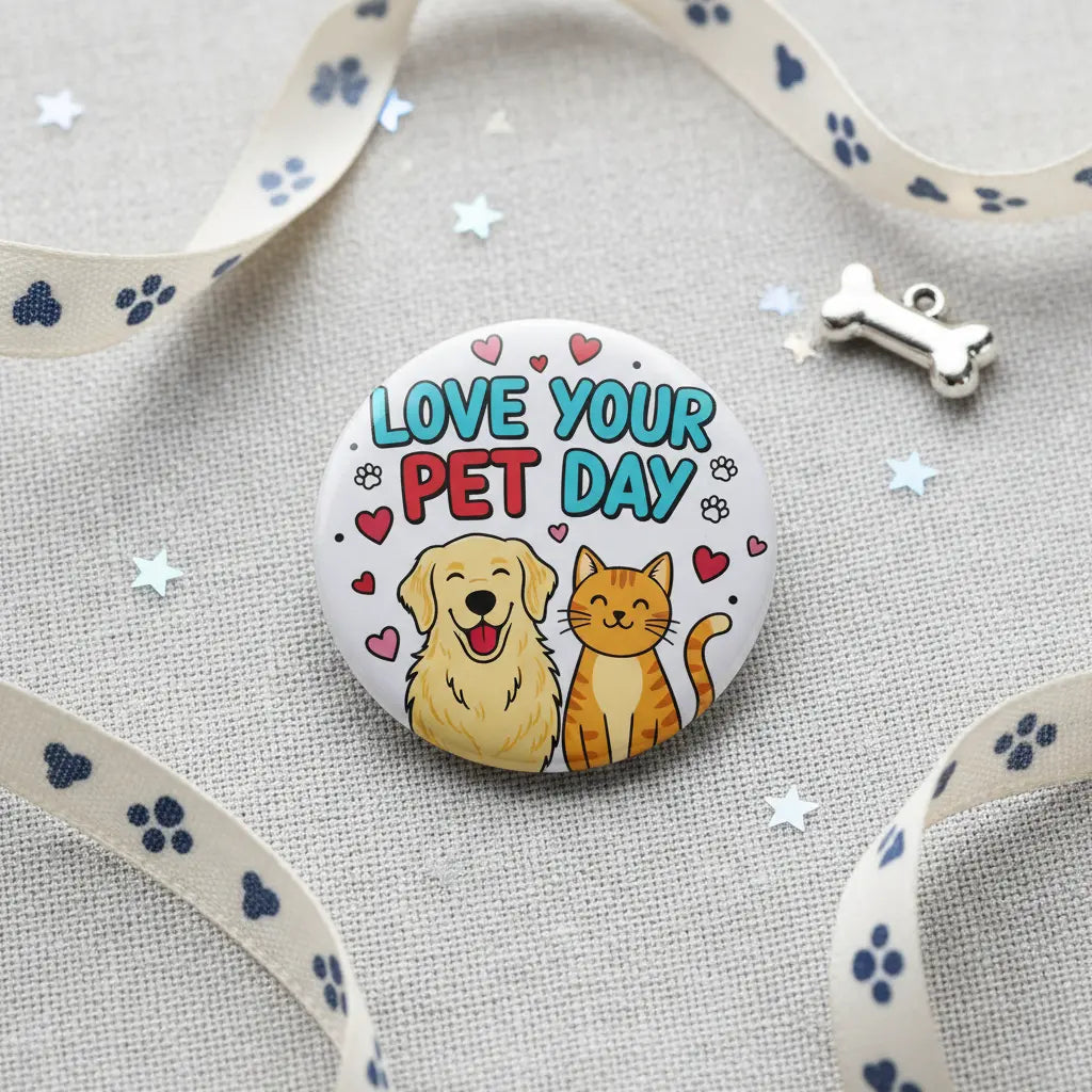 Love Your Pet Day - My Pinbacks