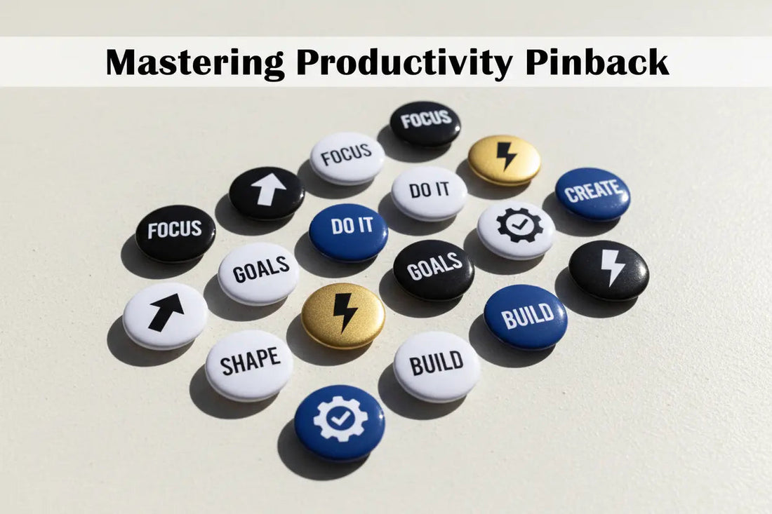 Mastering Productivity - My Pinbacks
