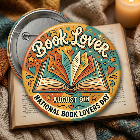 National Book Lovers Day: Elevate Library Campaigns with MyPinbacks Custom Pins, Magnets, and Keychains