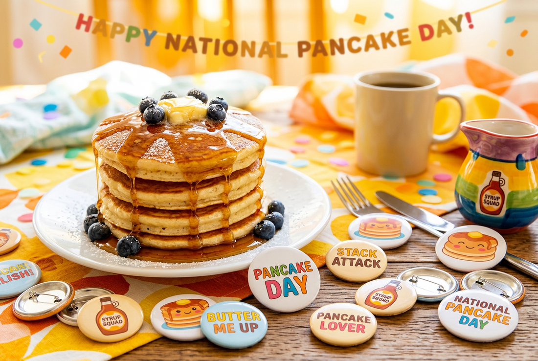 National Pancake Day Campaign with MyPinbacks