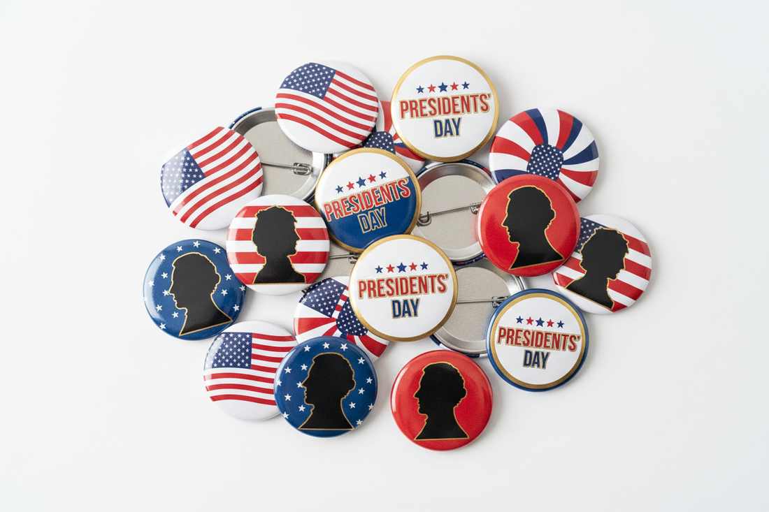 Presidents' Day Pinbacks from MyPinbacks to Boost Brand Engagement