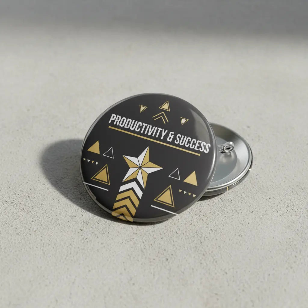 Productivity, Well-being, and Success - My Pinbacks