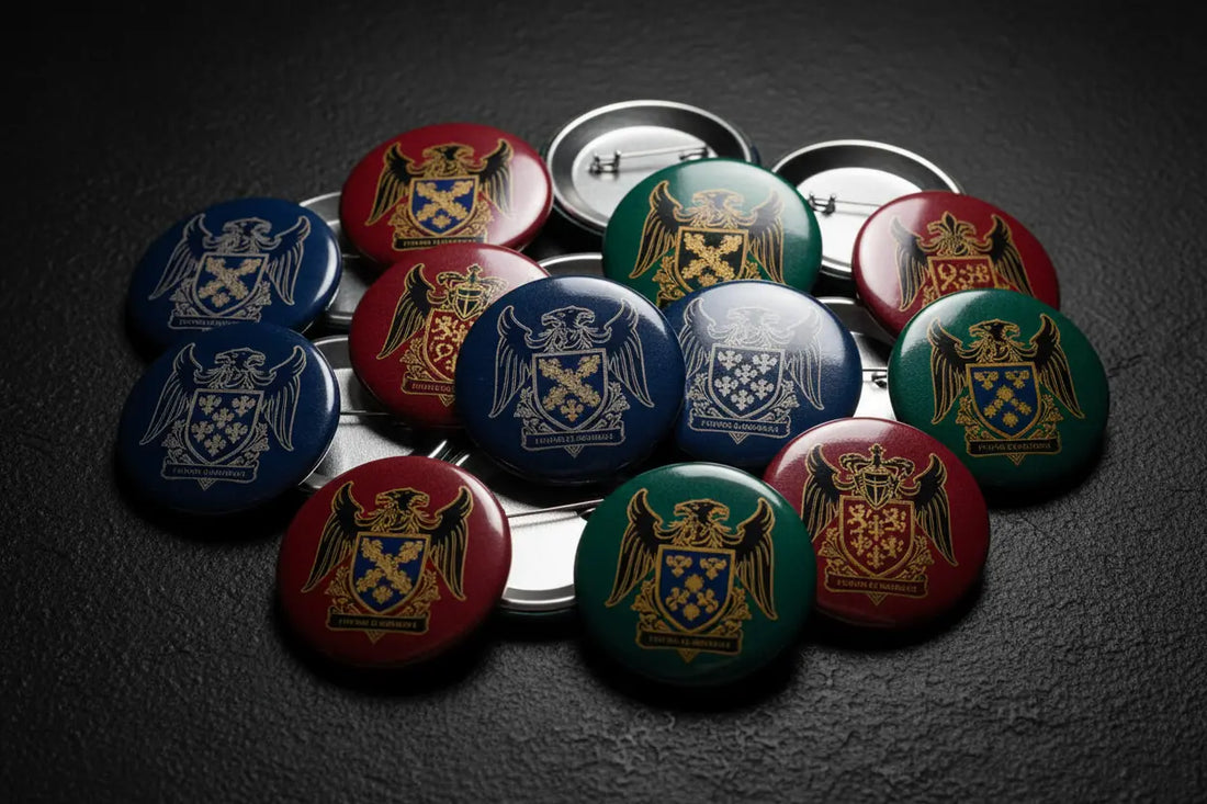 Family Crest Pinback and Magnets My Pinbacks