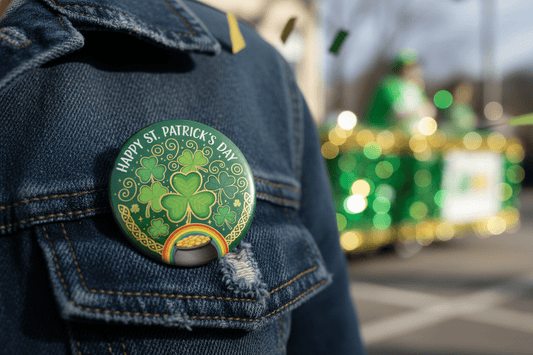 St. Patrick's Day Custom Pins, Magnets, and Keychains from MyPinbacks - My Pinbacks