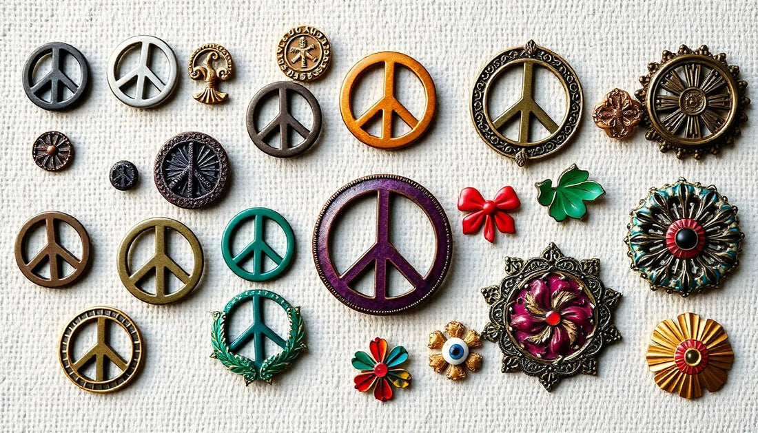 The Ultimate Guide to Finding and Wearing Vintage Hippie Pins in 2026 - My Pinbacks