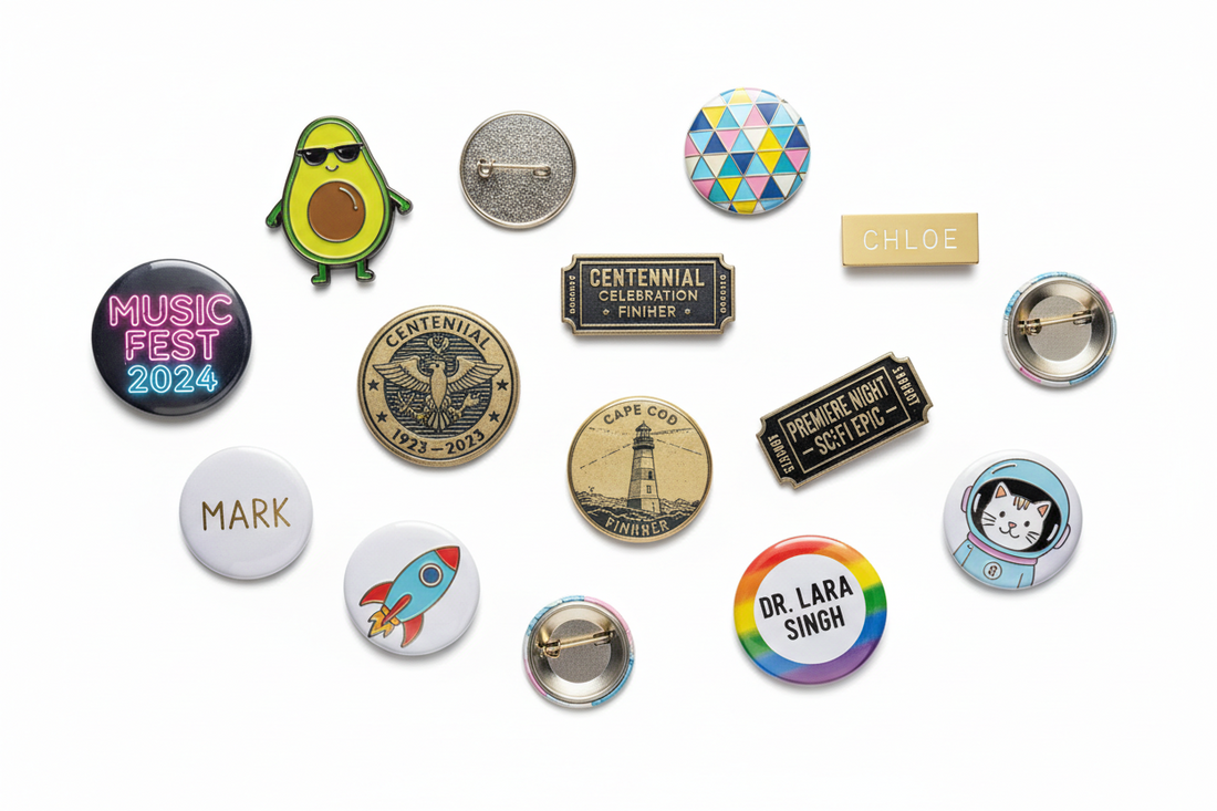 Unique Custom and Commemorative Pinback