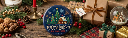 Winter Holiday Campaign with MyPinbacks