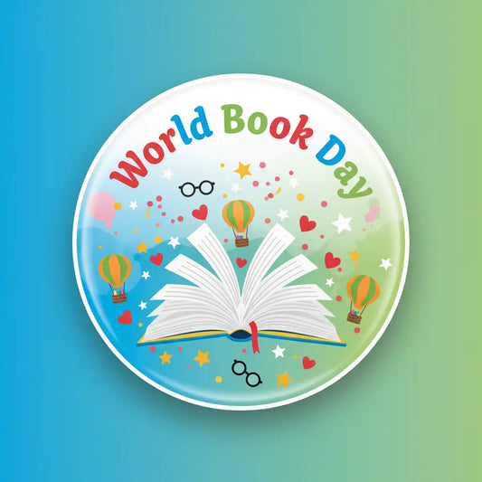 World Book Day My Pinbacks
