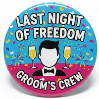 Bachelor Wedding Pinbacks - My Pinbacks
