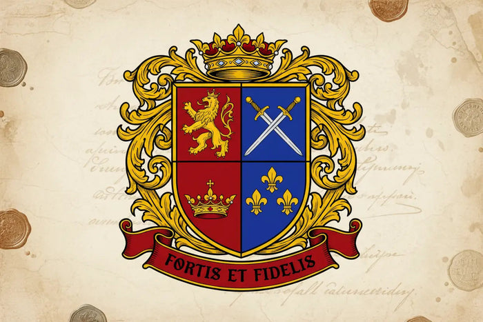 Family Crest Pinbacks Magnets and more - My Pinbacks