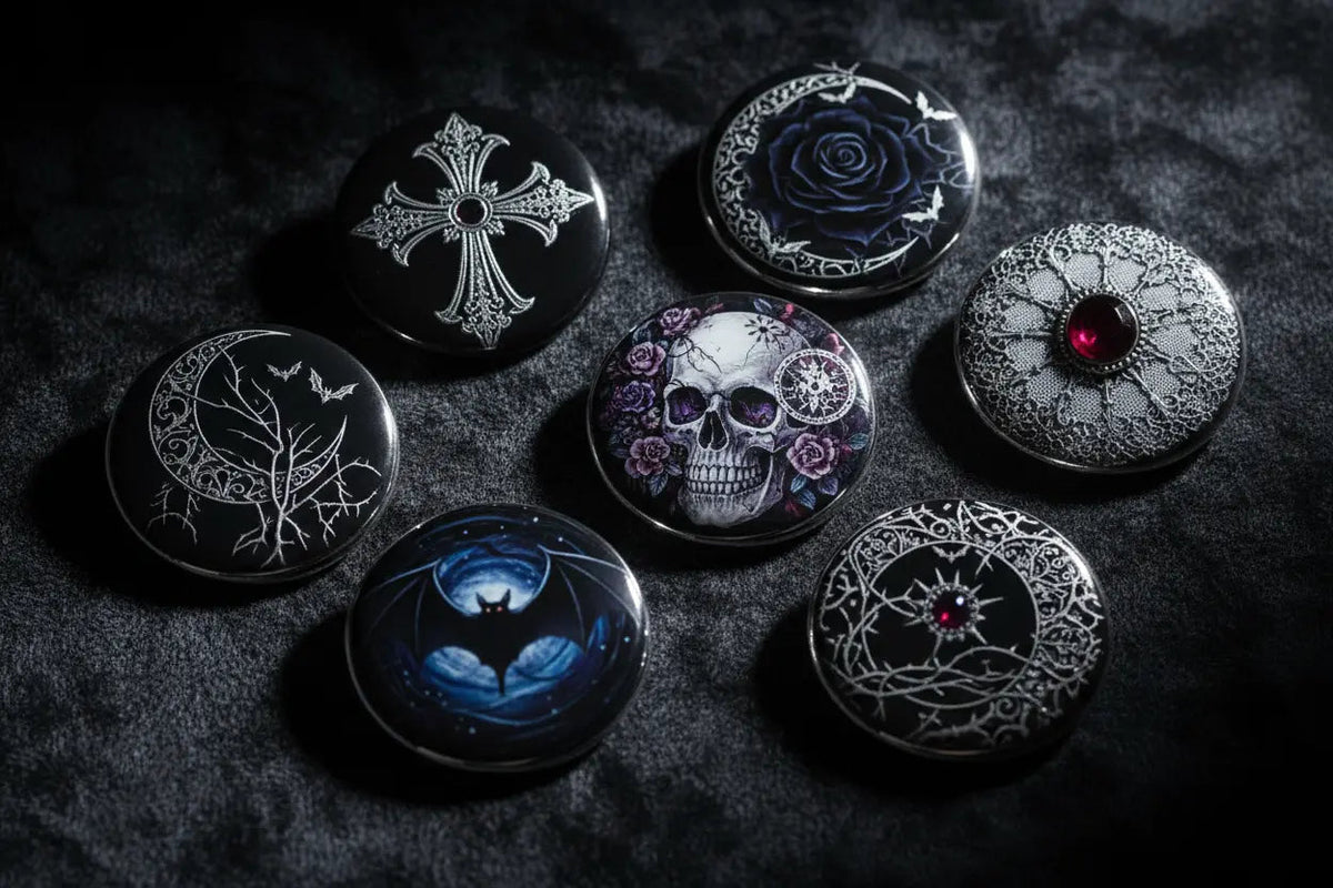 Gothic Theme Button Pin Badge Pinbacks - My Pinbacks