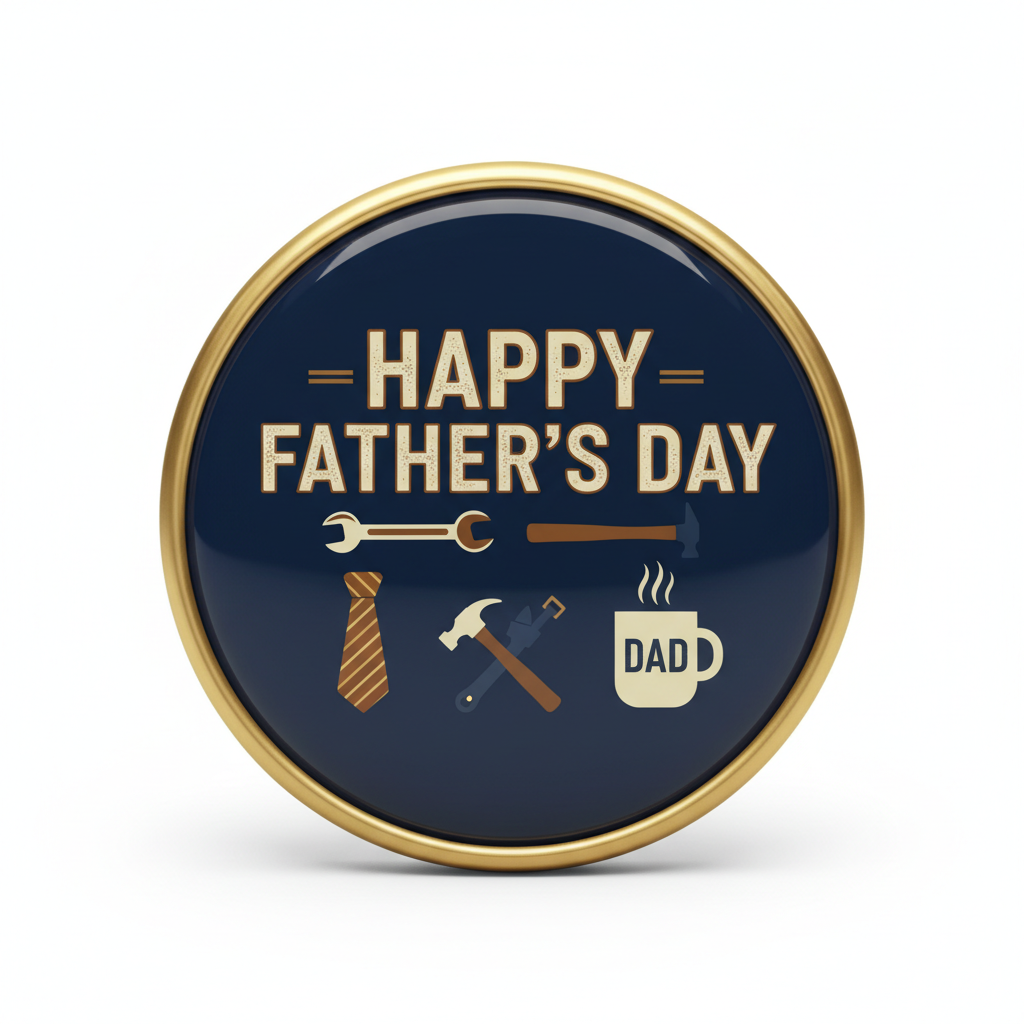 Father's Day Pinbacks