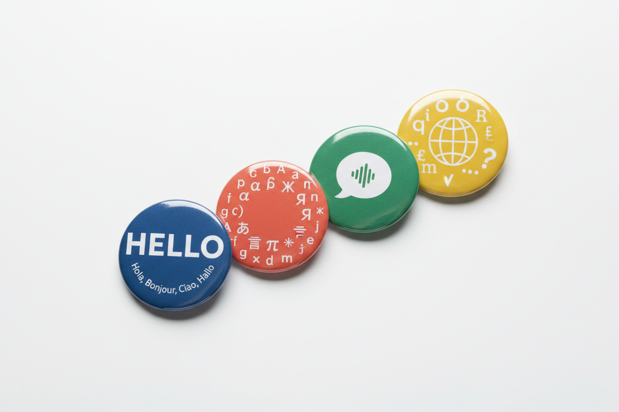 Language Pinbacks