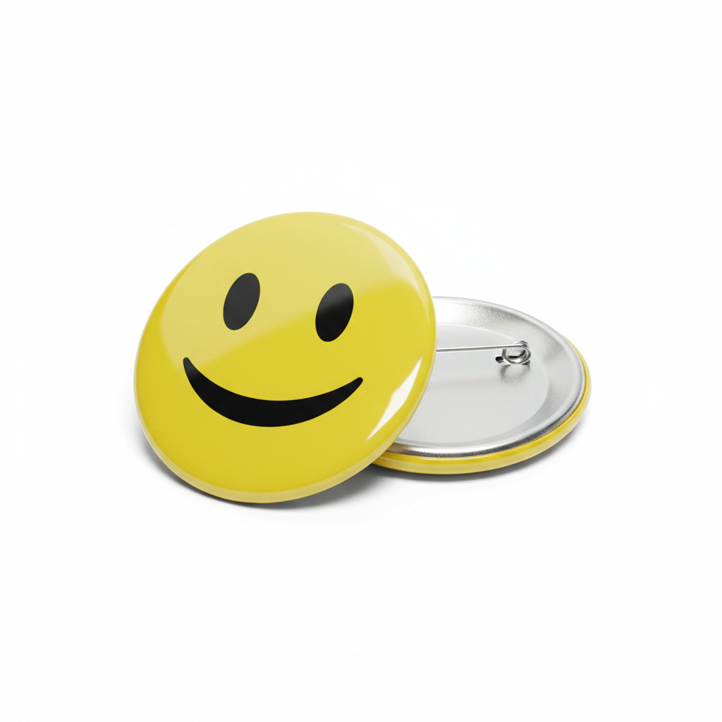 Smile and Emoji Pinbacks