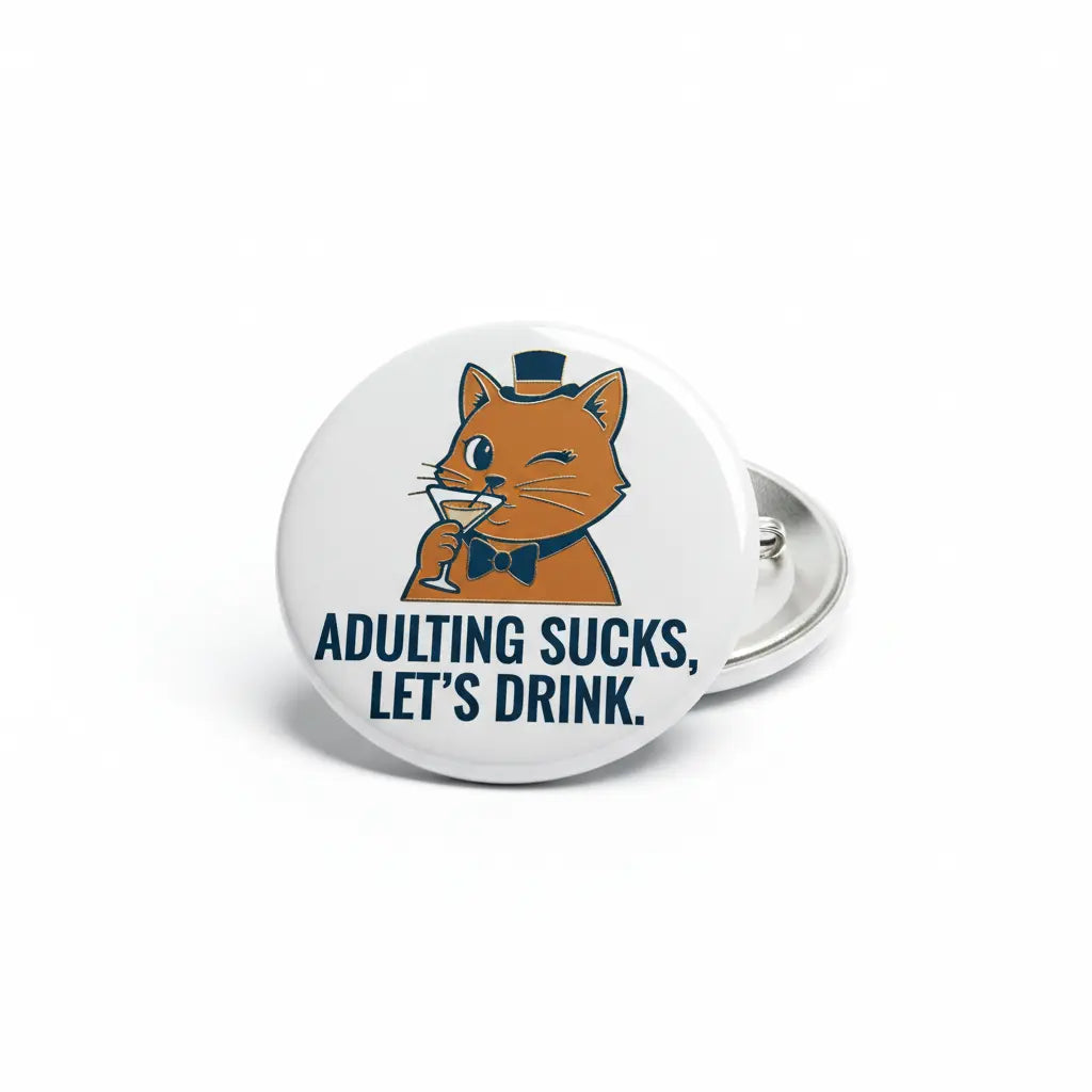 X Adult Badge Pin Button Pinbacks - My Pinbacks