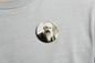 2.25-inch jumbo photo pinback button with bearded portrait