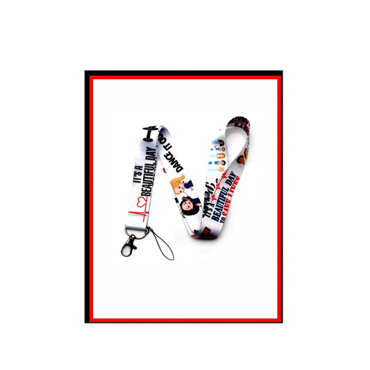 Nurse Have a beautiful day Lanyard Keychain Holder Default Title