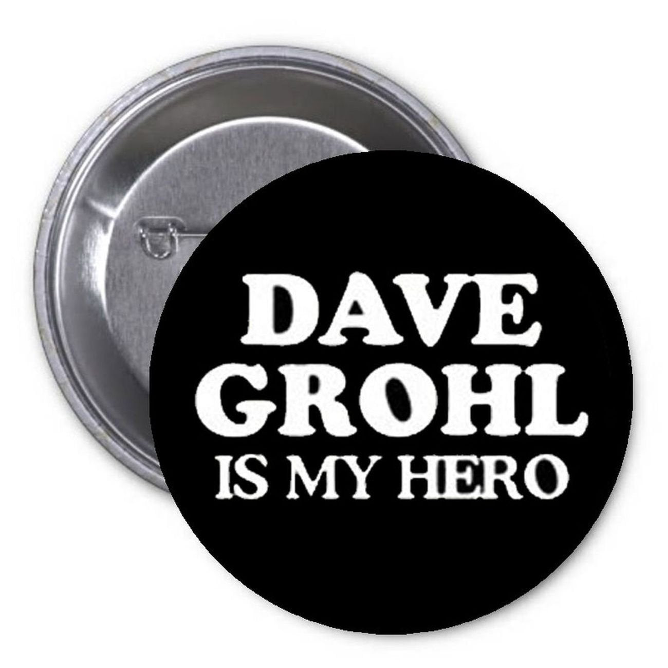 Dave Grohl is My Hero 1.25-inch Pinback Button Pin Music Rock Singer Default Title