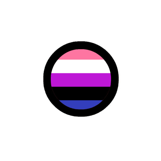 Gender Fluid Pride Flag Pinback 2.25-inch Default Title