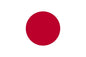 Japan flag mousepad with red circle on white background