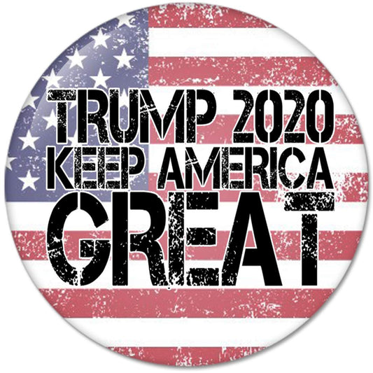 Trump 2020 Keep America Great No.3 Pinback Button Badges (58mm), NEW