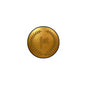 Round gold 1st place pinback badge with laurel wreath and “1st” lettering