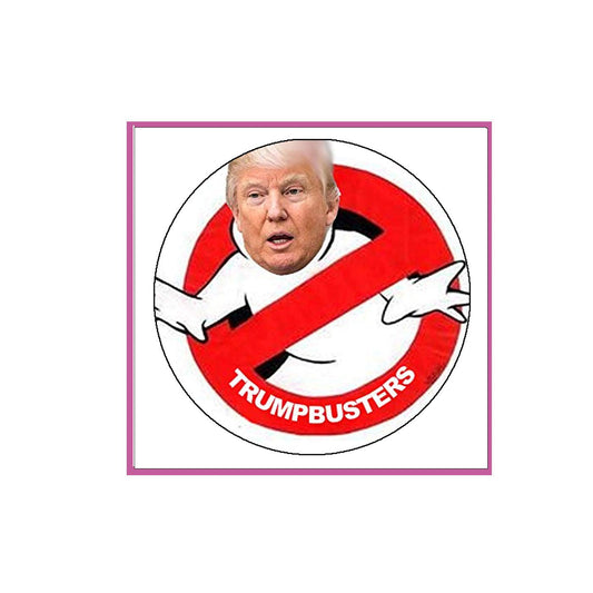 10 Pcs Trumpbusters Funny Political Pinback Button Badge Trump 2.25"