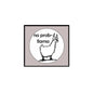 Funny llama pin-back badge with “no prob” text in a circular design