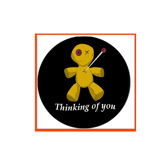 Thinking of You 2.25" for Jackets, Backpacks, etc. Voodoo