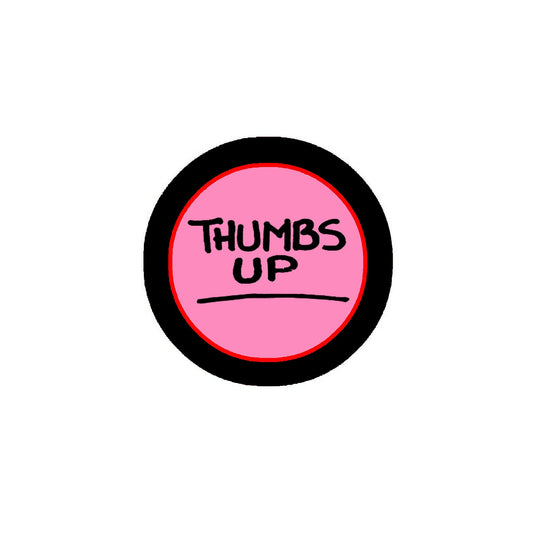 Thumbs Up Pinback 2.25-inch Colorful Default Title