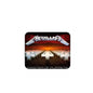 Rectangular mouse pad with Metallica Master of Puppets artwork, red and black