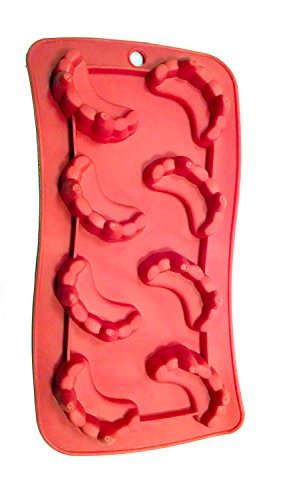Teeth with Fangs Silicone Ice Cube Tray for Halloween - Jello Chocolate Soap Mold by Momentum Brands