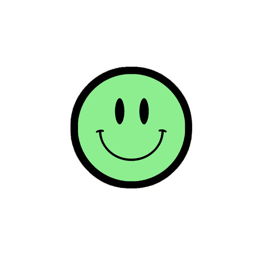 24 Pcs Emoticons Funny Smiles 1.25" Pinback for Jackets, Backpack Light Green