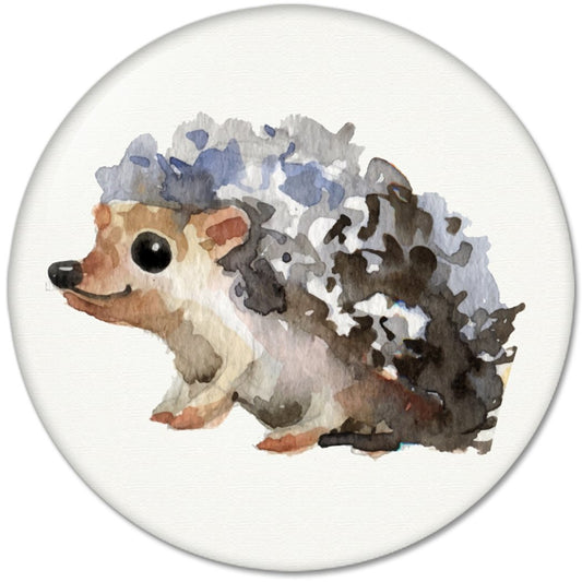 Watercolor Wild Animals Porcupine : Pinback Buttons 2.25 Inch (58mm)