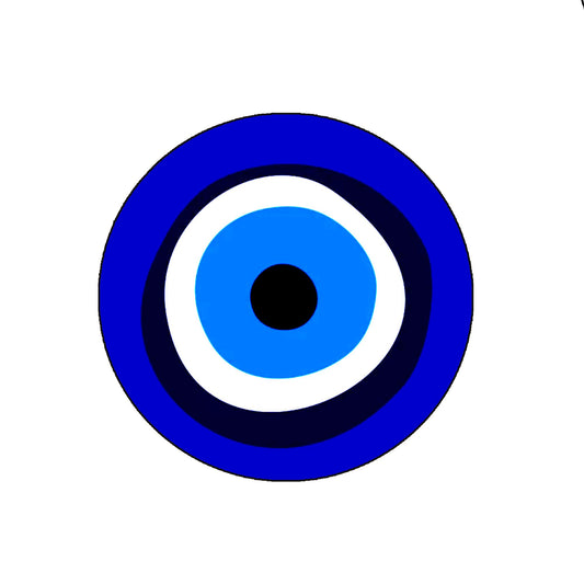 The Water Witch Evil Eye Talisman Badge Reels Cute Felt Retractable Badge Reels Themed Badge Holders Gift ID Badges Name Cards Lanyards Holidays 1.45"