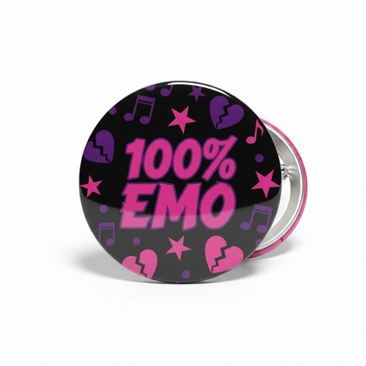 100 percent Emo Pinback 2.25-inch