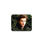 Edward Cullen mouse pad with green forest portrait