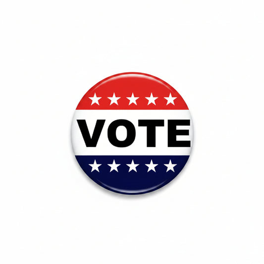 10 Pcs Set Vote 1.25-inch Pinback Default Title
