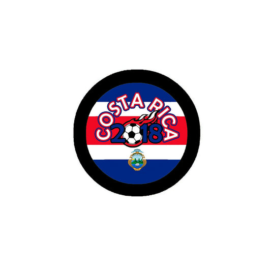 Costa Rica Football Soccer 2.25" Pinback for Jackets, Backpack, hats 2018