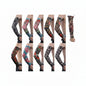 Assorted tattoo arm sleeve set, black and colorful designs on forearm sleeves