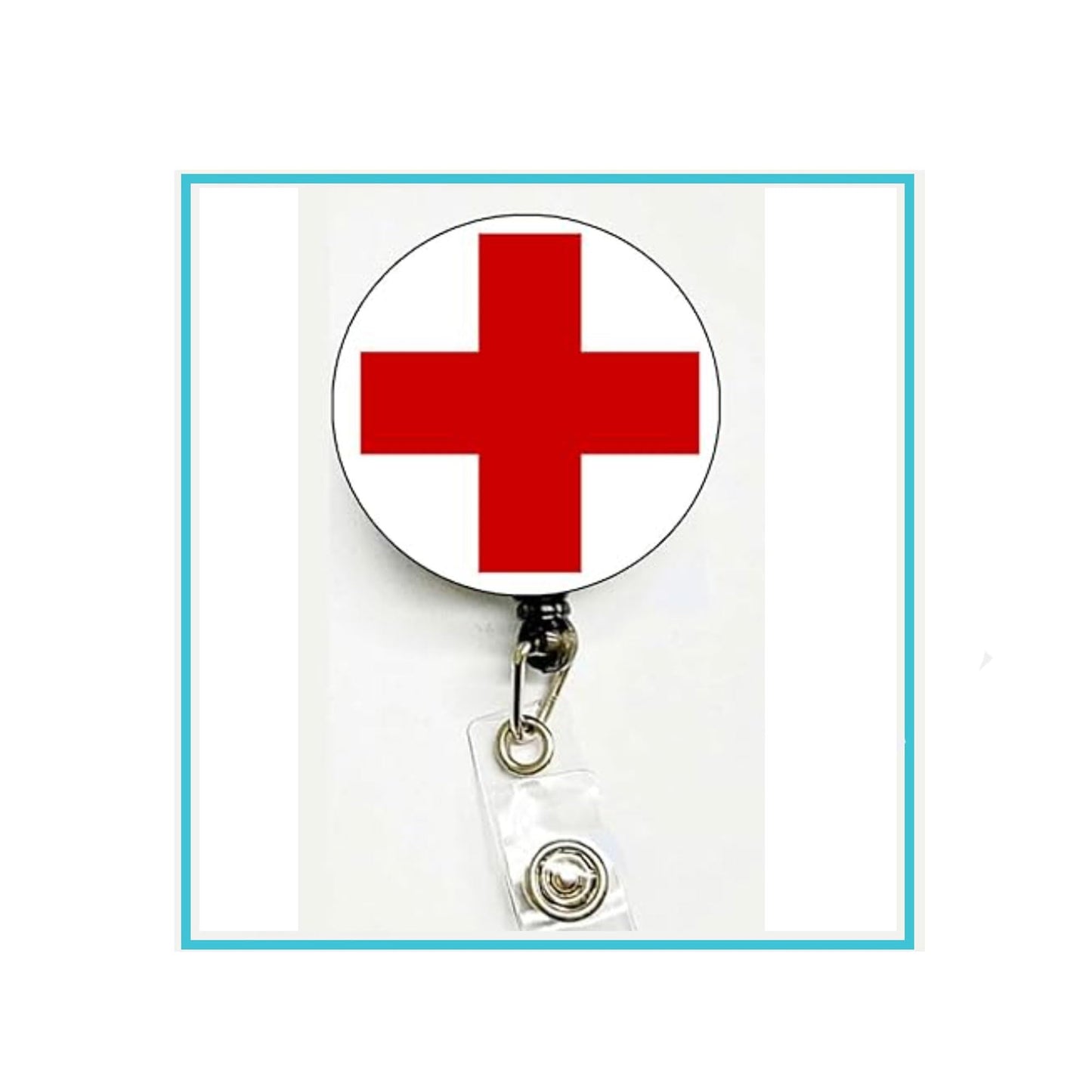 9 Pcs Set Student Friend Nurse Badge Reels Cute Felt Retractable Badge Reels Themed Badge Holders Gift for Nurses Doctors ID Badges Name Cards Lanyards Holidays 1.45"