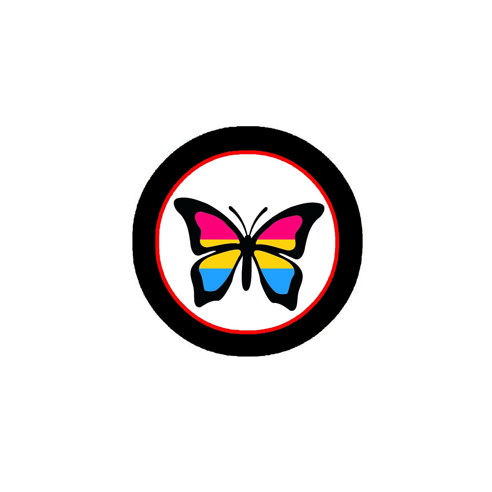 Pansexual Butterfly Pinback 2.25-inch Default Title