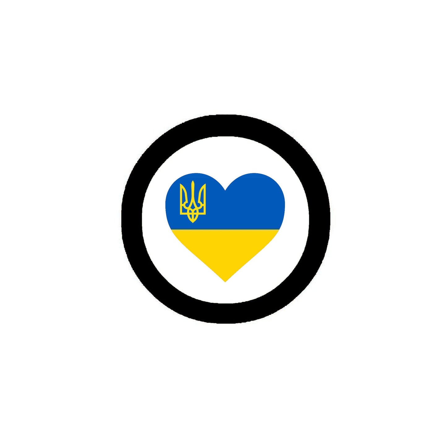 10 Pcs Heart Ukraine Love Ukrainian 2.25" Pinback for Jackets, Backpack, hats слава україні