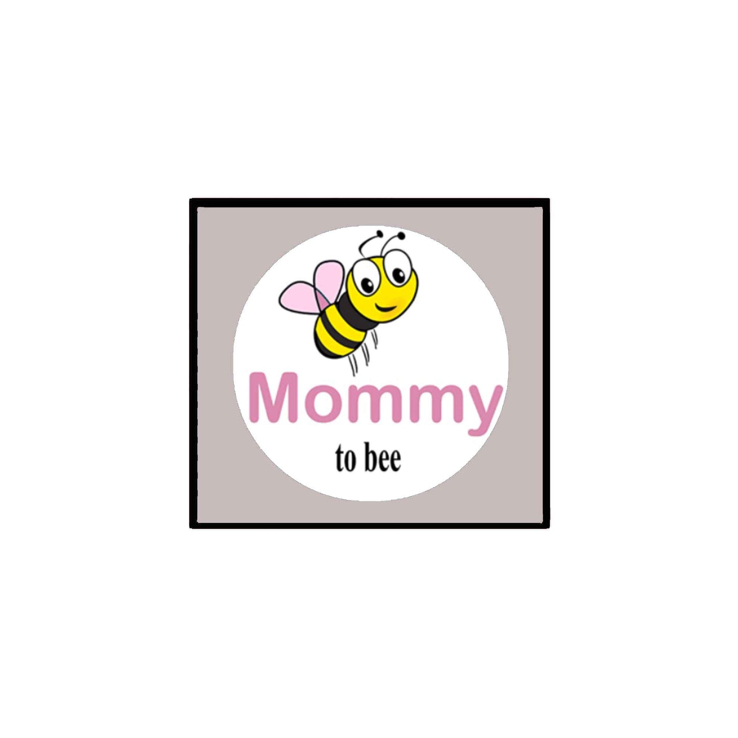 Mommy To Bee Baby Shower Pinback 2.25-inch Default Title