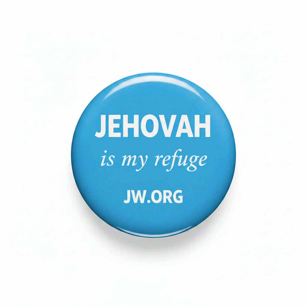 15 Pcs Set Jehovah is my refuge JW.org 1.25-inch - My Pinbacks