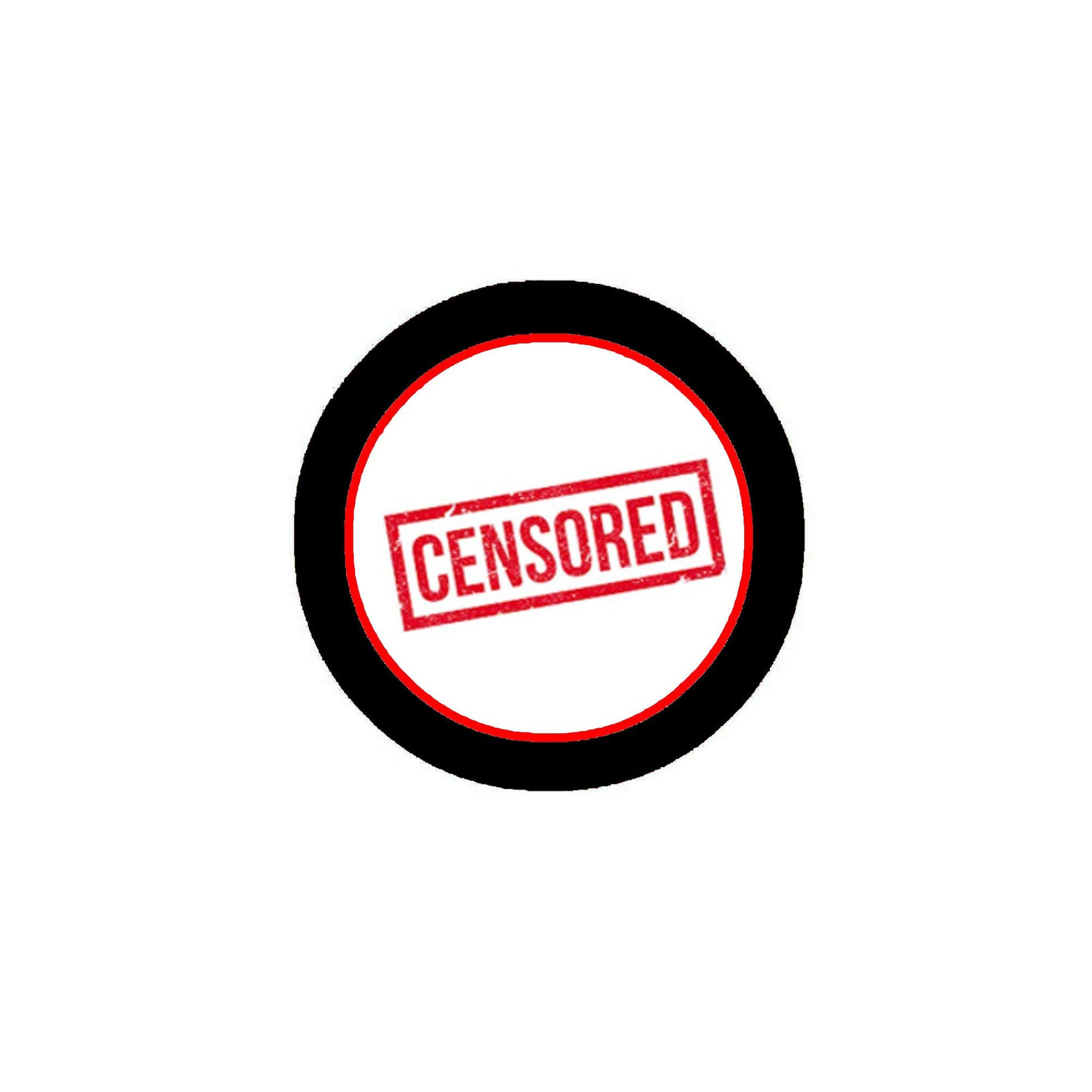 Censored Pinback Badge 1.25-inch Default Title