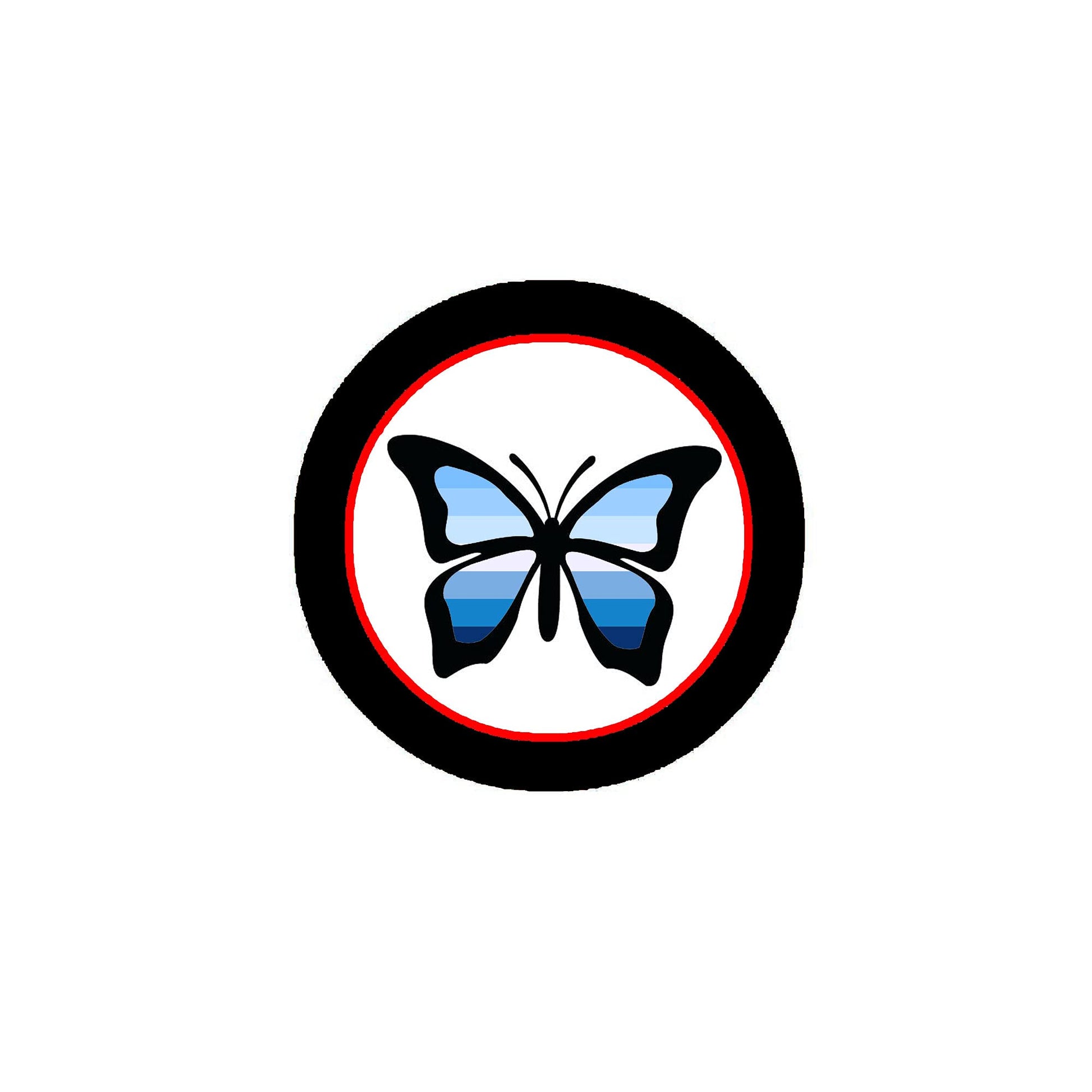 Butterfly Gay Flag Pinback 2.25-inch Default Title